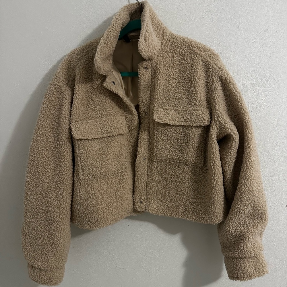 Teddy Cropped Jacket